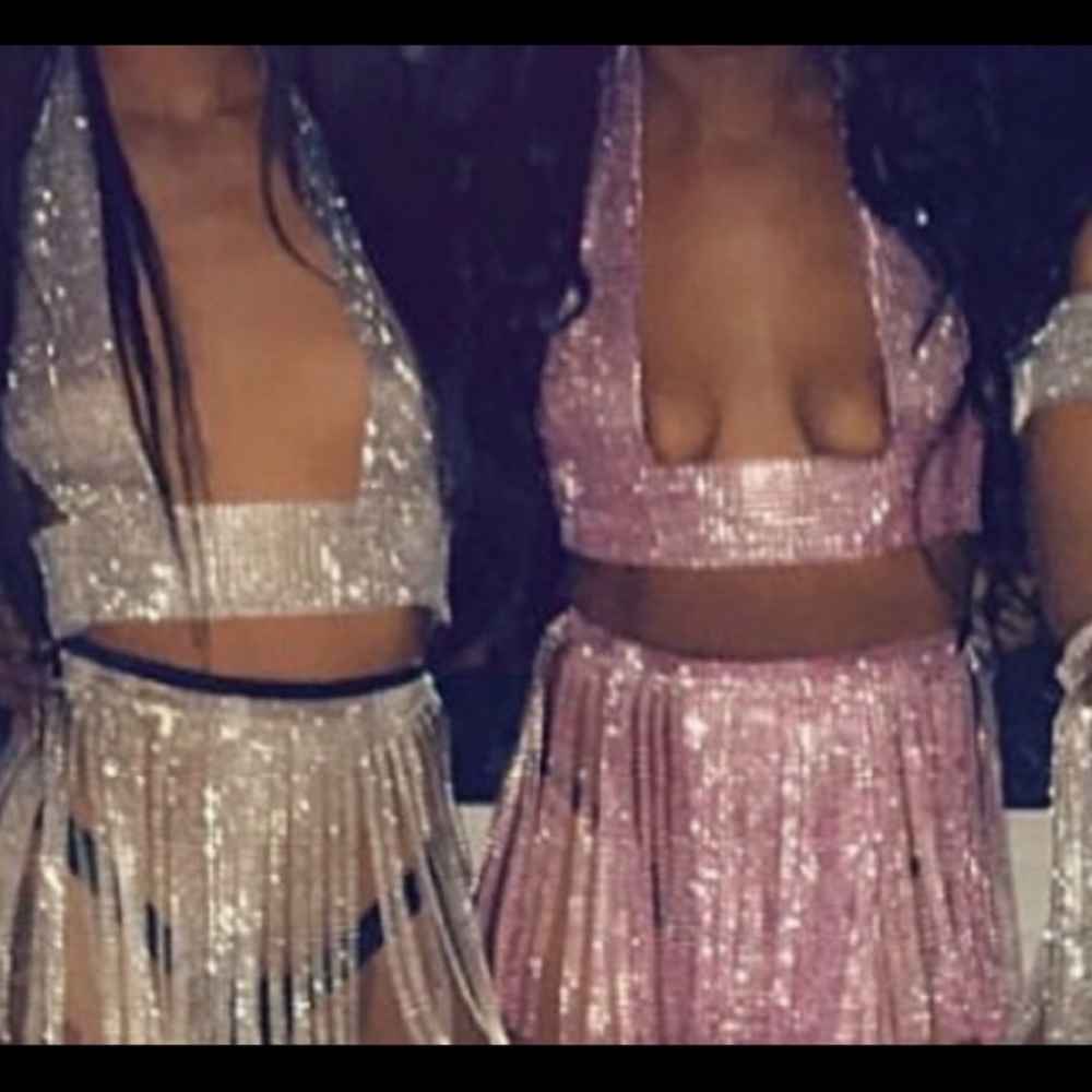 Bling TOP ONLY! Tie Backing For Gwen. 😍